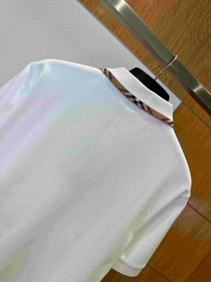1:1 quality version Check Collar Embroidered Equestrian Knight Logo Polo Shirt 2 colors 29105617
