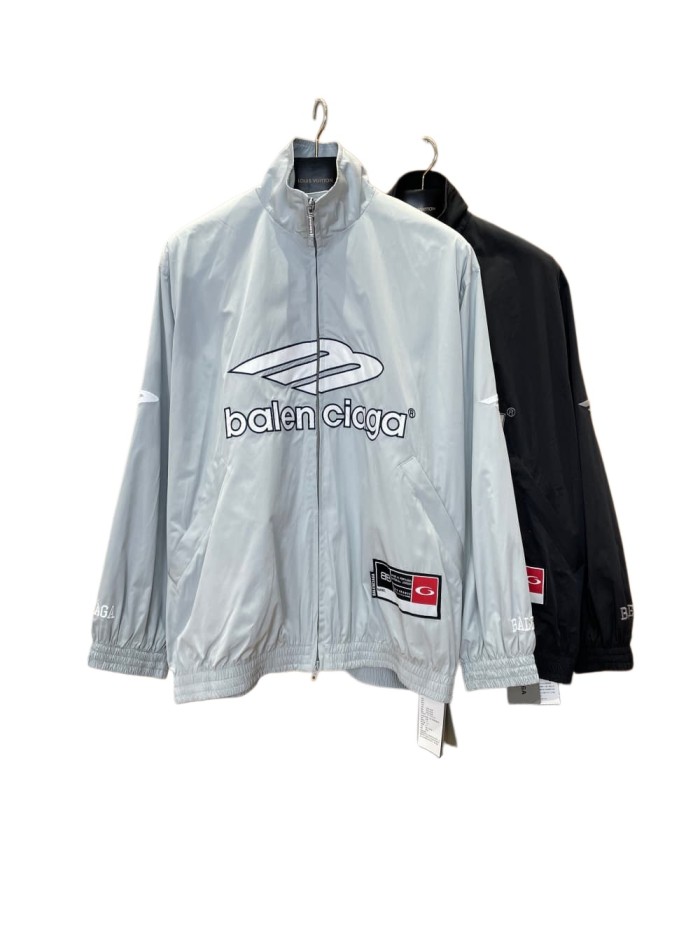 1:1 quality version Logo Embroidered Football Sports Stand Collar Jacket 2 colors 29093640