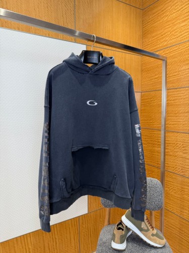 1:1 quality version Tape Ripped Pocket Hoodie 29093639