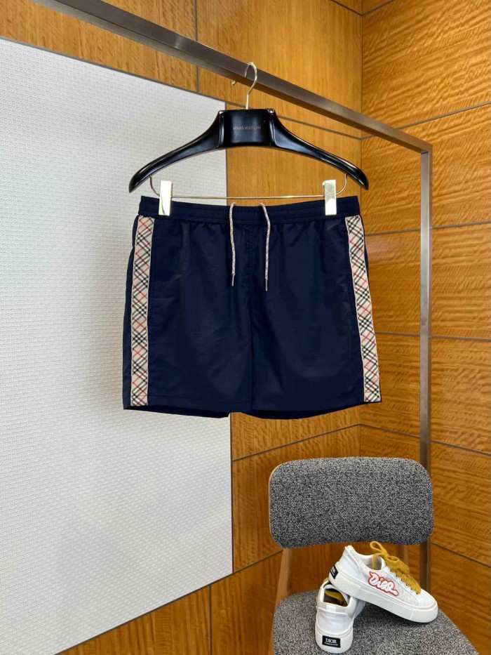 1:1 quality version Classic Plaid Trim Quick Dry Casual Shorts 5 colors 29105431