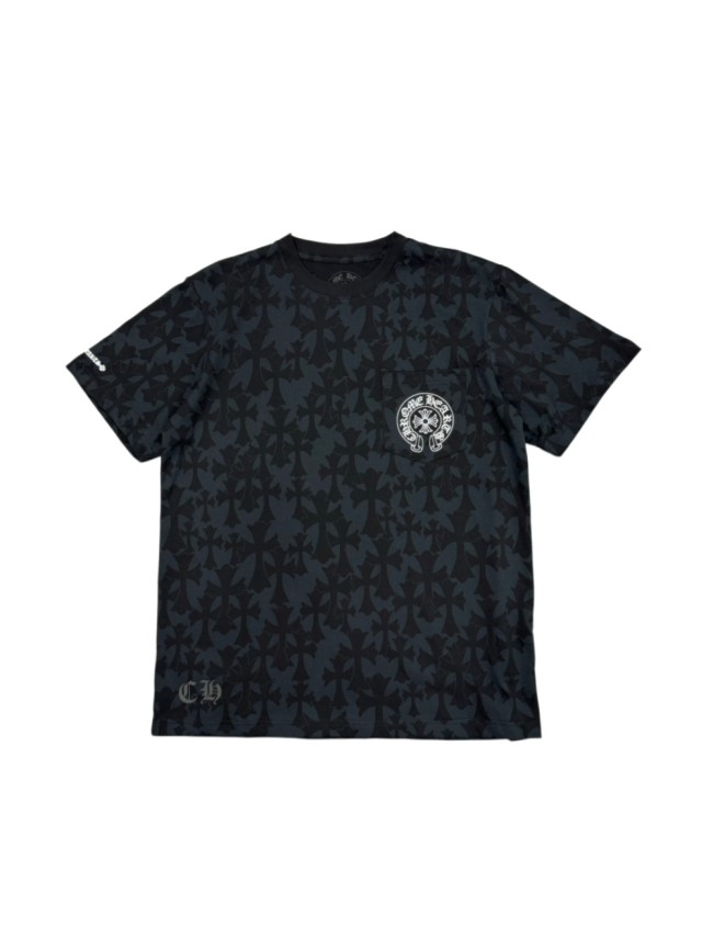 1:1 quality version Tonal Cross All-Over Print & Chrome Hearts Logo T-Shirt 29096835