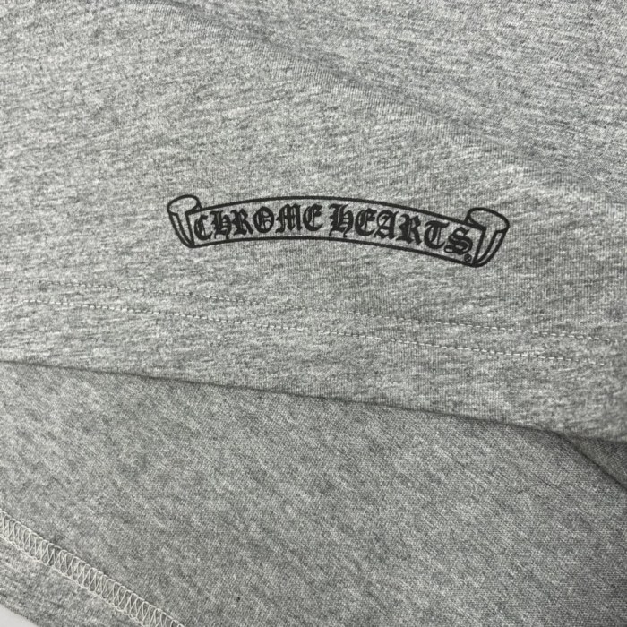 1:1 quality Heather Gray Pure Cotton Oversized Sanskrit Letter Back Print T-Shirt 29093770