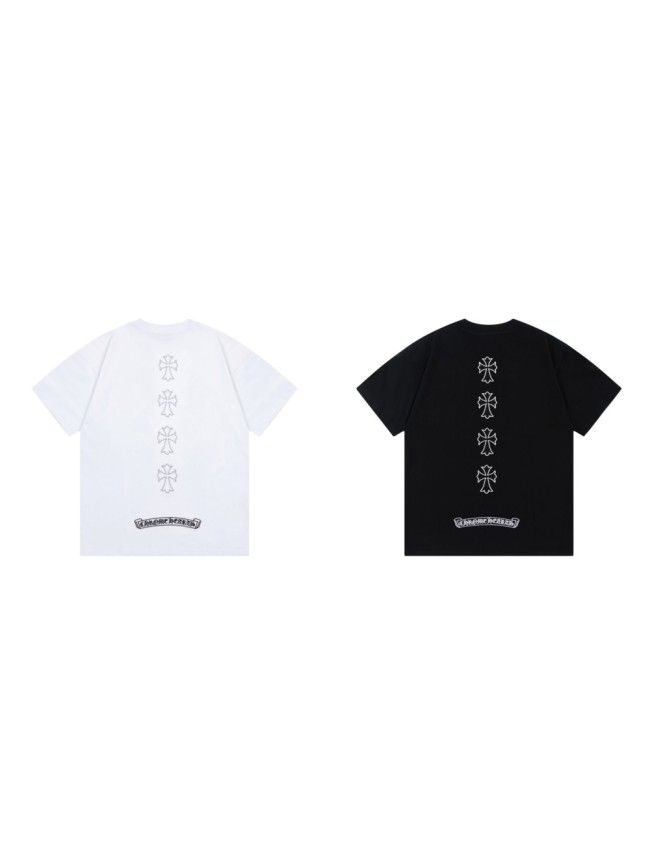 Crucifix Embroidered Sanskrit tee 2 colors