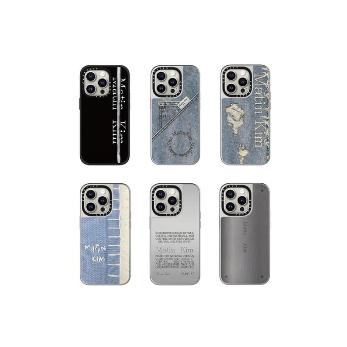 Denim-Patterned Mirror MagSafe iPhone Case 20 colors 28750063