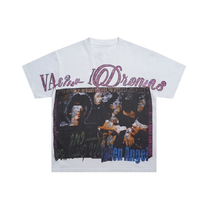 Vale Forever Blindfolded Burned diamond Printed Washed Version Tee 2 colors