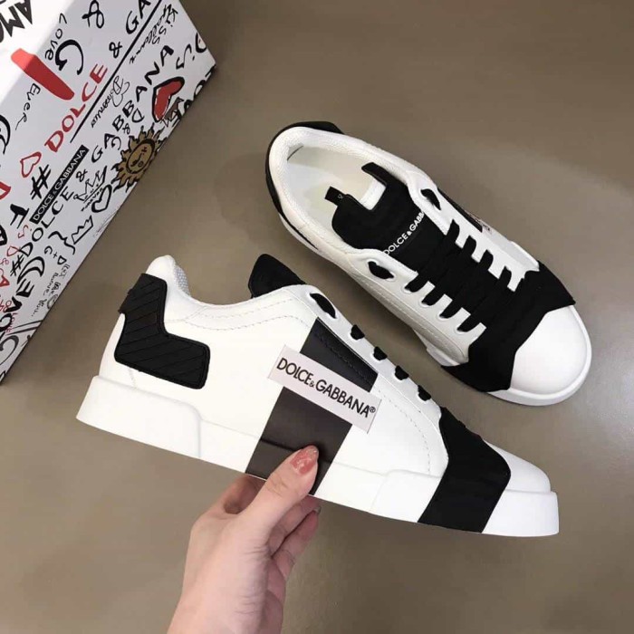 DOLCE    G@BB@N@ LOGO LOW-TOP SNEAKERS   DG93