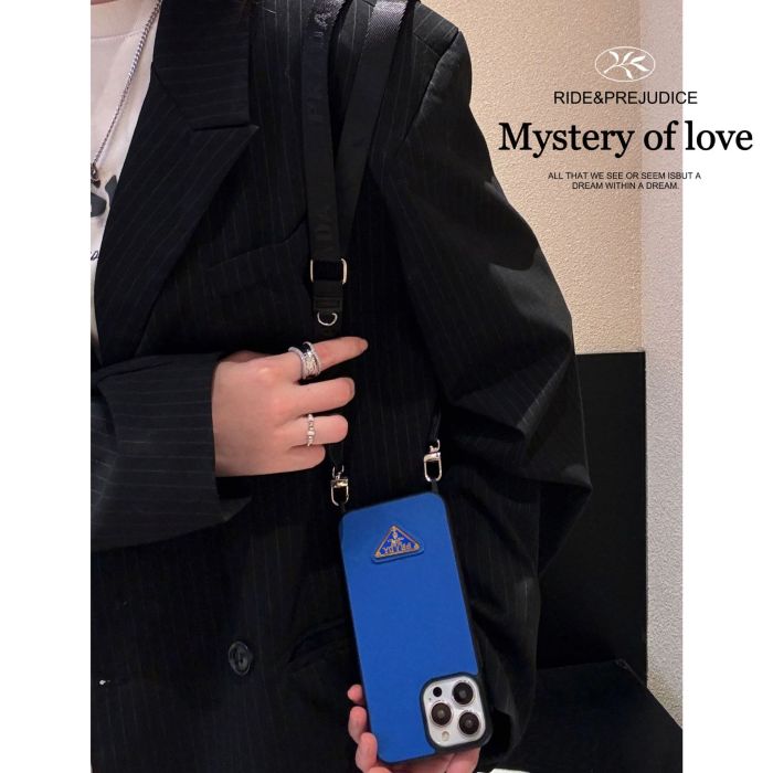 Cross Pattern Slanting Pure Color Phone Case 6 colors 28653780