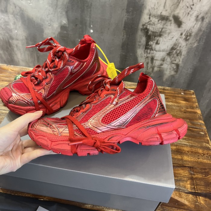1:1 quality version Lace-up chunky shoes 10 colors