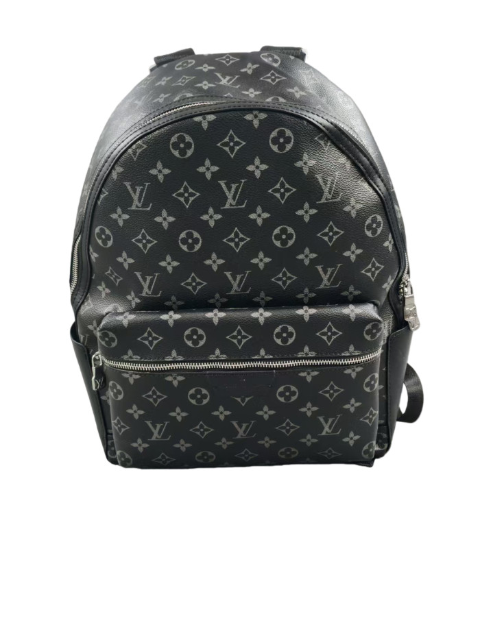 28185545 Embossed Cowhide Leather Backpack