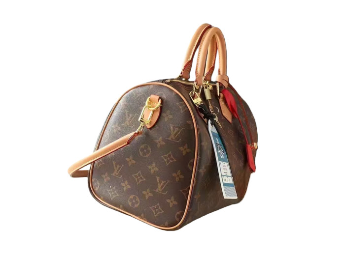 Leather Trimmed Crossbody Travel Tote Bag 28677519