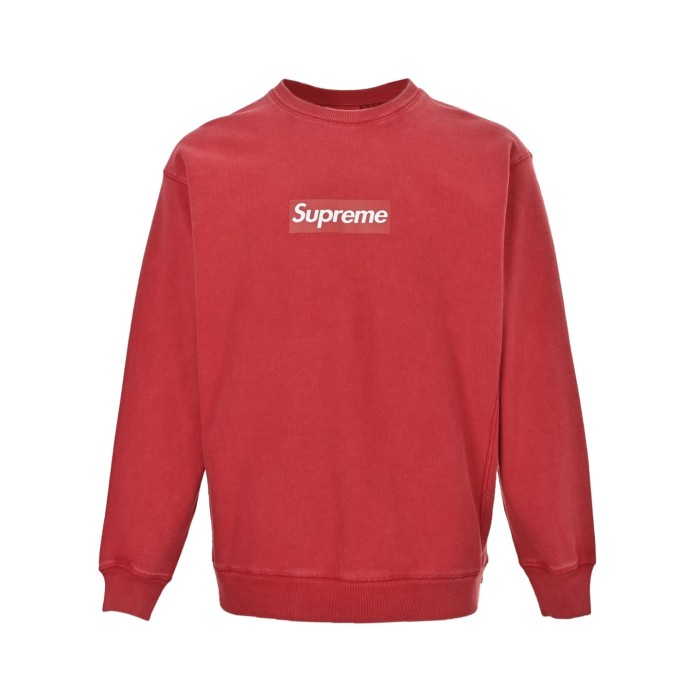 Cracked Box Print Washed Crew Neck Sweatshirt 4 colors 28746693