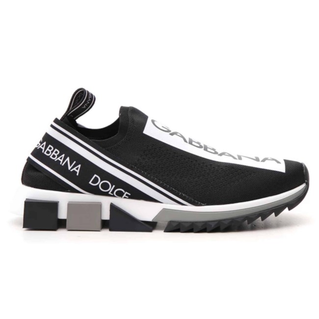 DOLCE    G@BB@N@ STRETCH MESH SORRENTO SNEAKERS WITH LOGO   DG46