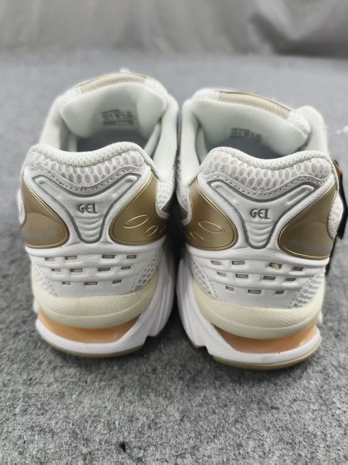 [buy more save more]AC GEL‑KAYANO 14 White Gold Retro Running Shoes 28978095