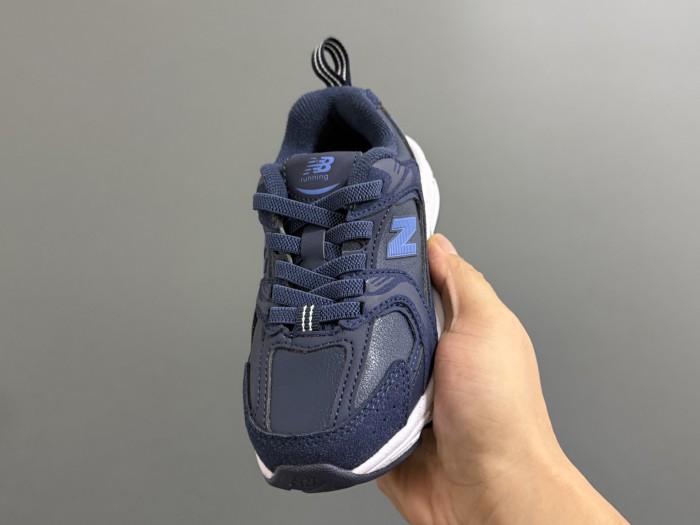 530 Leather Upper Elastic Band Dad Shoes for Kids 4 colors 28998742