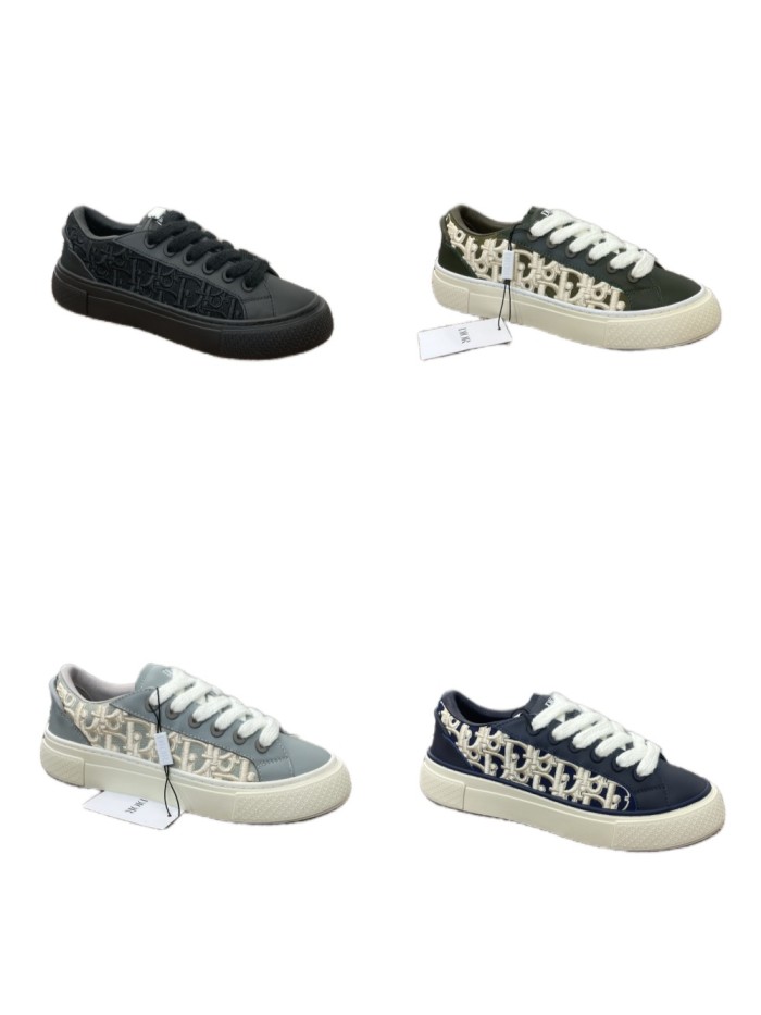 1:1 quality version 28313412 B33 Embroidered Letter Slip-On Shoes 4 colors