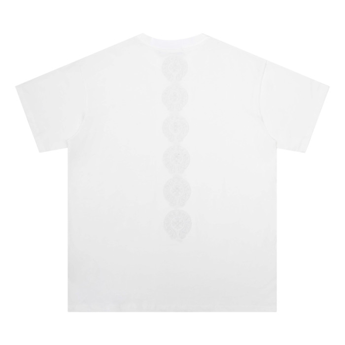 Back a line of horseshoe logo embroidery Tee 3 colors