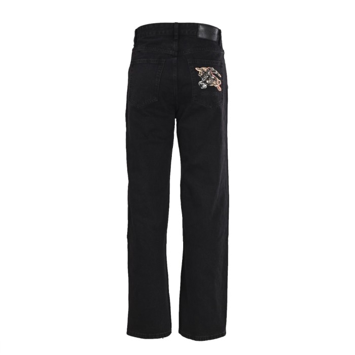 1:1 quality version Back Pocket Checkered Warhorse Embroidered Jeans 28478614