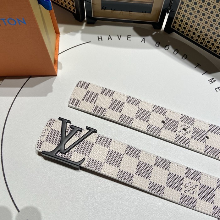 Classic Checkerboard Pattern Belt【Width 3.5 cm】28549006