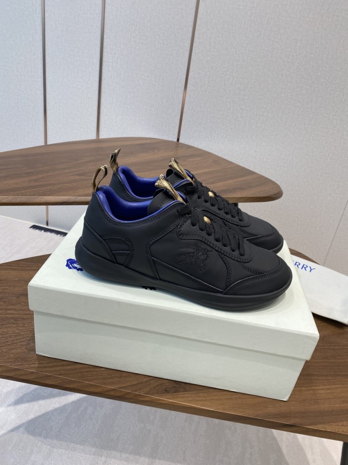 1:1 quality version Equestrian Knight Logo Leather Shoes 3 colors 28471095