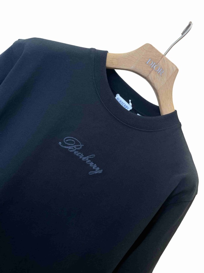 1:1 quality version  Embroidered letter T-shirt 2 colors 28967599