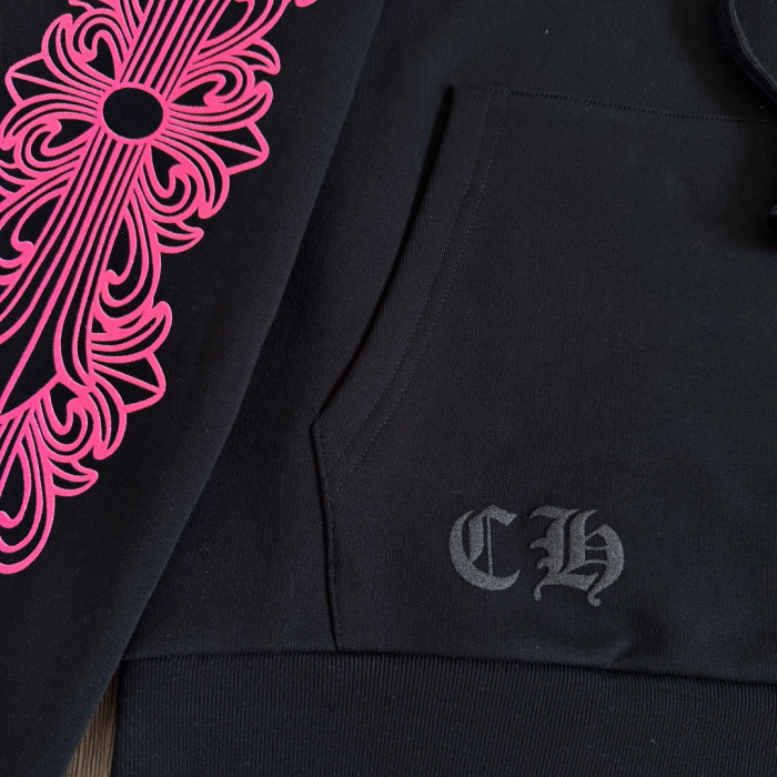 1:1 quality version Back Pink Horseshoe Hoodie 2 colors 28694104
