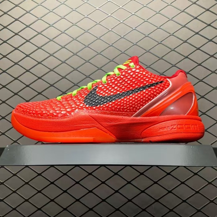 [plus-size shoes]1:1 quality version Kobe 6 Protro “Reverse Grinch” Basketball Shoes 29053517