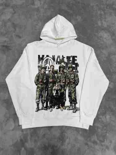 Vale Forever Soldiers and police dogs Printed Hoodie
