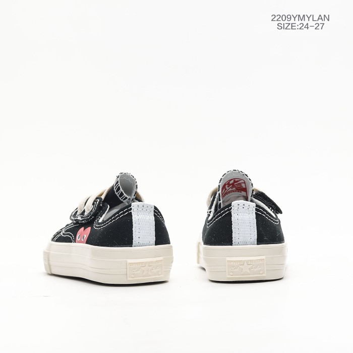 Co-branded love  velcro high/low Top board shoes for kids 4 colors