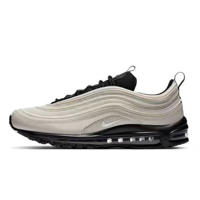 Air Max 97 Light Bone Black Gradient Full-Length Air Cushion Sneakers 	 29062910