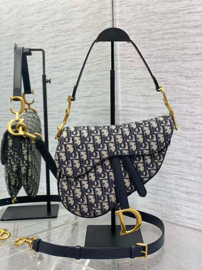 1:1 quality version Saddle Embroidered Vintage Floral All-Over Print  Crossbody Bag