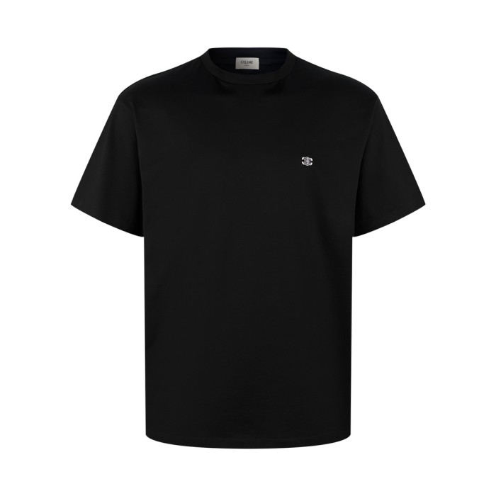 1:1 quality version Chest Embroidered Logo Tee 3 colors 28756475
