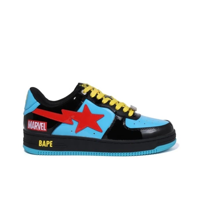 [plus-size shoes]Marvel x APE STA Leather-trimmed two-tone shoes 8 colors 28635950