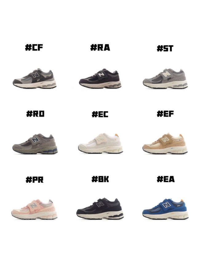 NB2002 Elastic Band Hook & Loop Running Shoes for Kids 11 colors 28998861