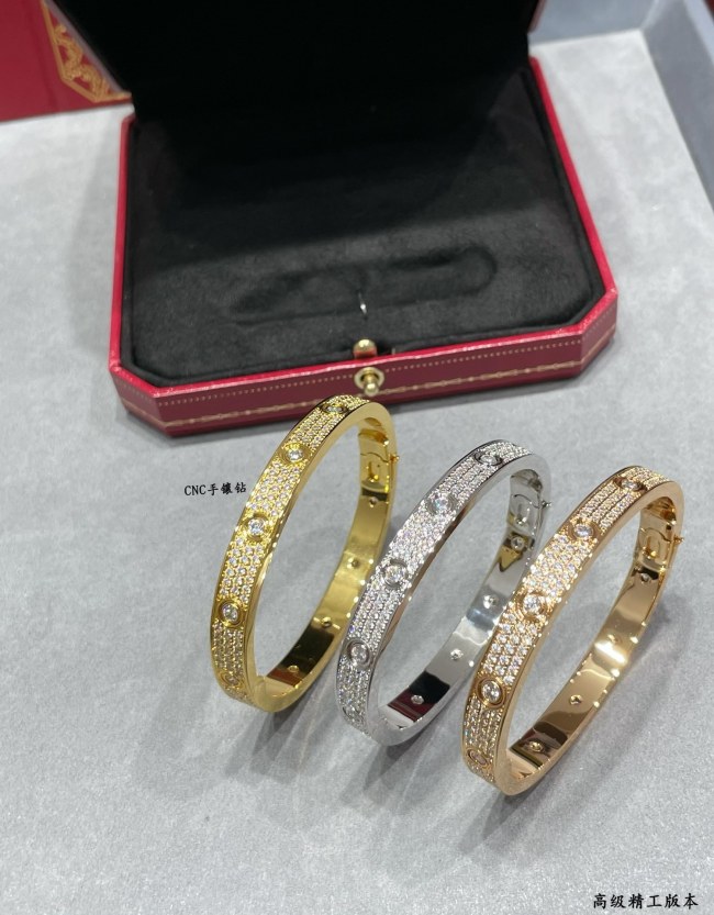 1:1 quality version CNC wide version with main drill full of stars bracelet