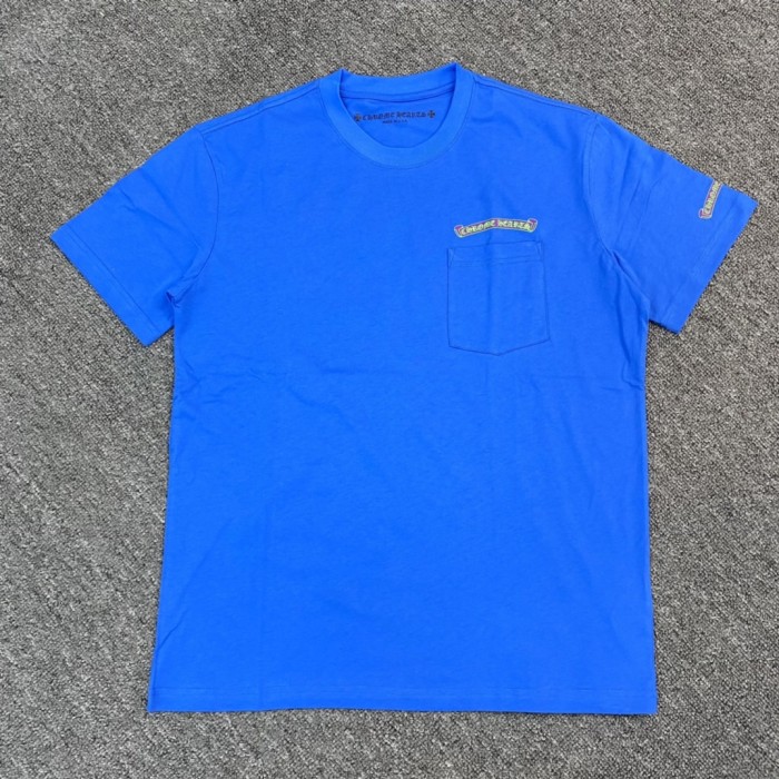 1:1 quality version Dopamine Colorblock Logo Print Tee 2 colors