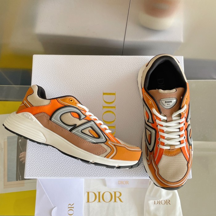 1:1 quality version Leather and mesh fabric patchwork reflective sneakers 35 colors 27736899