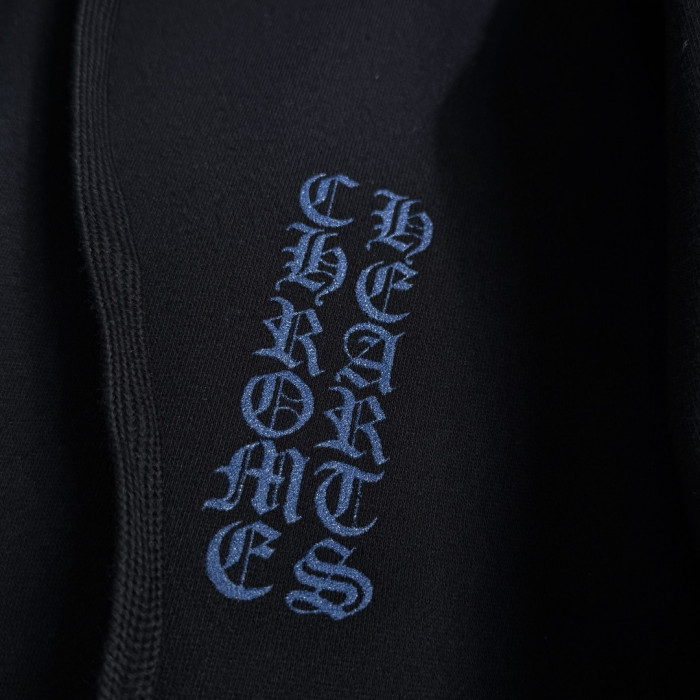 1:1 quality version Blue Sanskrit Print Zipper Hoodie 2 colors 28675448