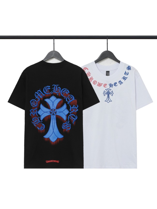 Colorful Sanskrit Horseshoe Cross tee 2 colors