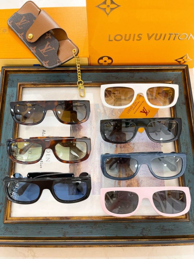 1:1 quality version Metal Flower Logo Leg Glasses 7 colors