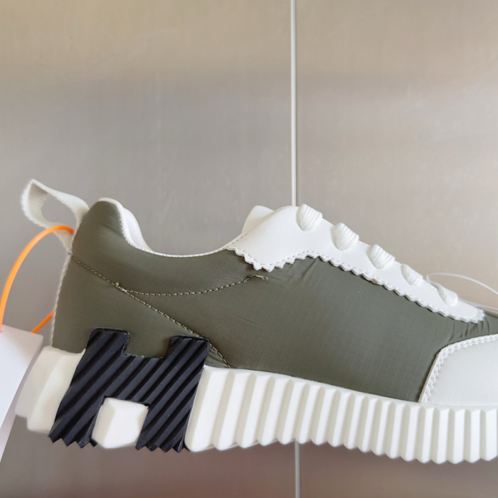 [plus-size shoes]Bouncing Couple Style Mixed Material Breathable Casual Sneakers 3 colors 29085233
