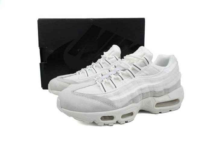 [plus-size shoes] 1:1 quality version Cdg X Nike Air Max 95 White Retro Running Shoes 3 colors 28969378