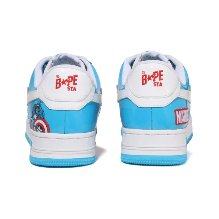 [plus-size shoes]Marvel x APE STA Leather-trimmed two-tone shoes 8 colors 28635950