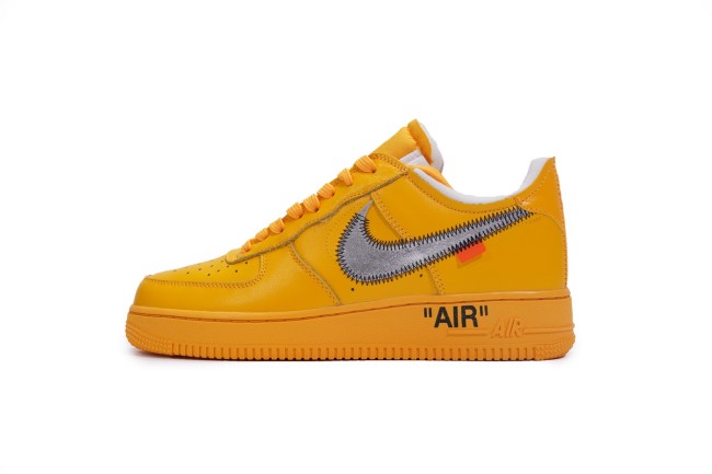 N Air Force 1 Low OW University Gold Metallic Silver DD1876-700