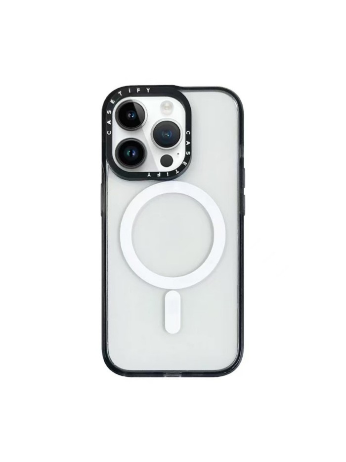 Co-branded Minimalist Solid Color Clear MagSafe iPhone Case 2 colors 28750062
