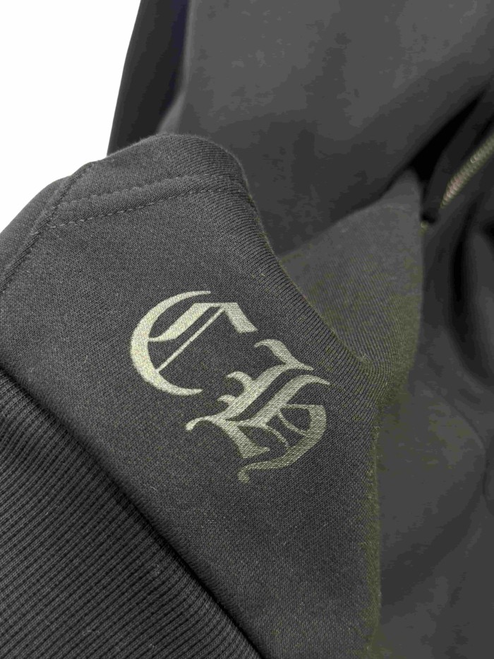 1:1 quality version Rubber Print Zip-Up Hoodie 28938300