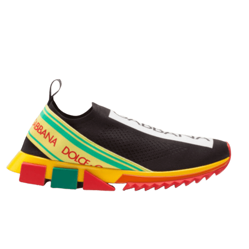 DOLCE G@BB@N@ STRETCH MESH SORRENTO SNEAKERS WITH LOGO DG47