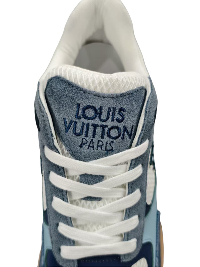 1:1 quality version Comet Tail Embroidered Monogram Lace-Up Running Shoes 3 colors