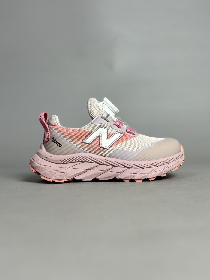 N-logo Rotary Buckle Breathable Mesh Outdoor Sneakers for Kids 4 colors 28997958