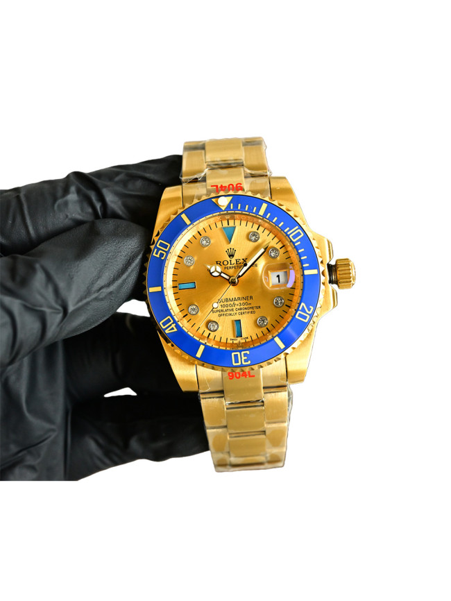 Custom Edition Natural Zirconia Mechanical Movement Steel Bracelet Watch 5 colors【Dial diameter:40mm 】 28764743