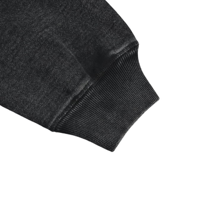 Cracked Box Print Washed Crew Neck Sweatshirt 4 colors 28746693